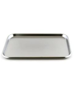 RPI Stainless Steel Oblong Tray, 17 X 11 5/8 X 3/4 Inches