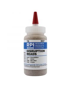 RPI Disruption Beads For Skin/Plant, 2.0mm Bead Size, Zirconia Beads, 5.5 G/Cc Density, 454 Grams