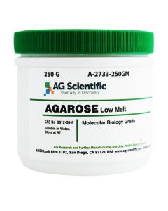 AG Scientific Agarose, Low Melt Temperature, 250 G