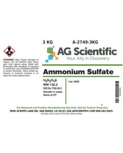 AG Scientific Ammonium Sulfate, 3 KG