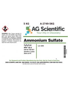 AG Scientific Ammonium Sulfate, 5 KG