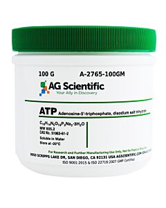 AG Scientific ATP [Adenosine-5-triphosphate, disodium