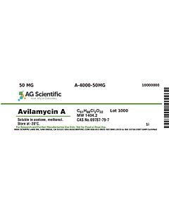AG Scientific Avilamycin A, 50 Mg