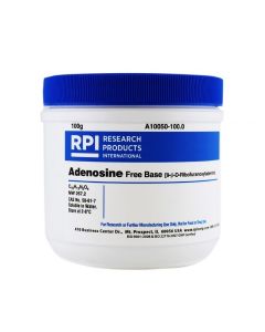 RPI Adenosine, Free Base [9-Β-D-Ribofuranosyladenine], 100 Grams