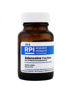 RPI Adenosine, Free Base [9-Β-D-Ribofuranosyladenine], 25 Grams