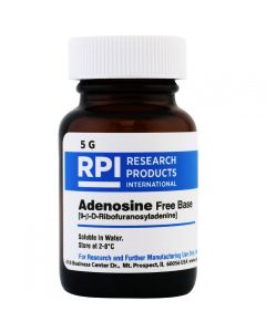 RPI Adenosine, Free Base [9-Β-D-Ribofuranosyladenine], 5 Grams
