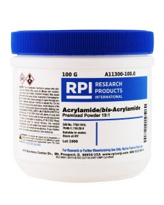 RPI Acrylamide/Bis-Acrylamide, Premixed Powder 19:1 Ratio, 100 Grams
