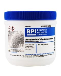 RPI Acrylamide/Bis-Acrylamide, Premixed Powder 29:1 Ratio, 100 Grams