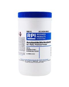 RPI Acrylamide/Bis-Acrylamide, Premixed Powder, 50:1 Ratio, 500 Grams