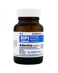 RPI Adenine [6-Aminopurine] [Vitamin B4] Usp, 25 Grams