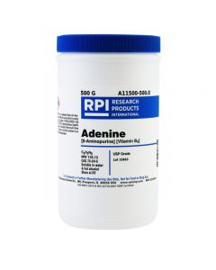 RPI Adenine [6-Aminopurine] [Vitamin B4] USP, 500 G
