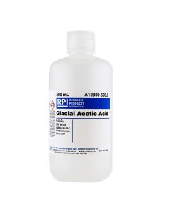 RPI Acetic Acid, Glacial, 500 Milliliters