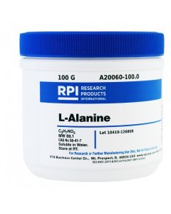 RPI L-Alanine, Usp Grade, 100 Grams