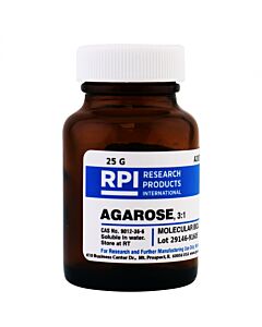 RPI Agarose 3:1, MolecuLar Biology Grade, 25 Grams