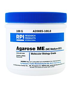 RPI Agarose Me Medium Eeo, MolecuLar Biology Grade, 100 Grams
