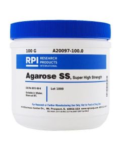 RPI Agarose Ss, Super High Strength, MolecuLar Biology Grade, 100 Grams