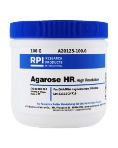 RPI Agarose Hr, High Resolution, 100 Grams