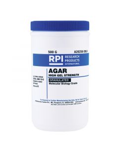 RPI Agar, GranuLated, High Gel Strength, 500 Grams
