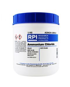 RPI Ammonium Chloride, Acs Grade, 1 Kilogram