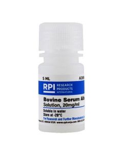 RPI A20950-5.0 Bovine Serum Albumin Solution, 5 mL