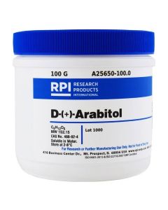 RPI D-(+)-Arabitol, 100 Grams