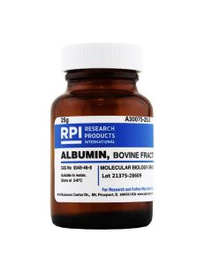 RPI Albumin, Bovine Fraction V [Bsa], 25 Grams