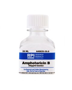 RPI Amphotericin B 250µg/mL Solution, 20 Milliliters