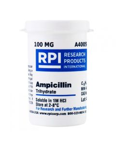 RPI Ampicillin Trihydrate, 100 Milligrams
