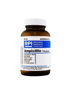RPI Ampicillin Trihydrate, 25 Grams