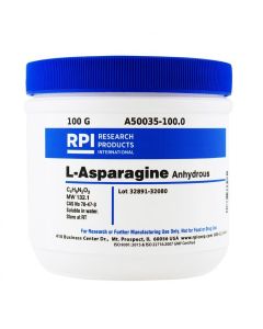 RPI L-Asparagine, Anhydrous, 100 Gram