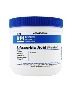 RPI L-Ascorbic Acid [Vitamin C], 250