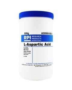 RPI L-Aspartic Acid, 500 Grams