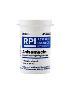RPI Anisomycin From Streptomyces Griseolus [2-[(4-Methoxyphenyl)Methyl]-3, 4-Pyrrolidinediol-3-Acetate], 10 Milligrams