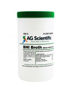 AG Scientific BHI Broth [Brain Heart Infusion Broth], 500GM