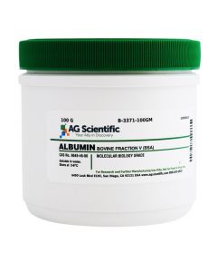 AG Scientific Bovine Serum Albumin, Fraction V, 100 G