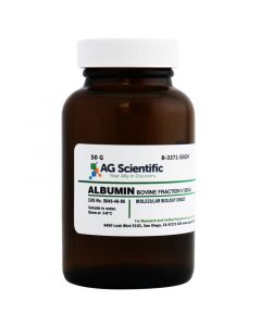 AG Scientific Bovine Serum Albumin, Fraction V, 50 G