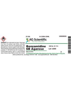 AG Scientific Benzamidine Agarose 6B, 25 ML