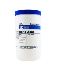 RPI Boric Acid, Crystals, Acs Grade, 500 Grams