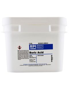 RPI Boric Acid, Crystals, Acs Grade, 5 Kilograms