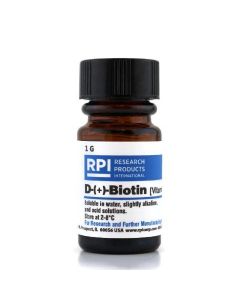 RPI D-(+)-Biotin [Vitamin H], 1 Gram
