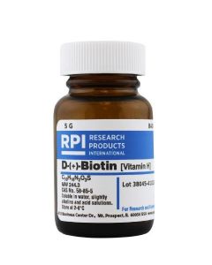 RPI D-(+)-Biotin [Vitamin H], 5 Grams