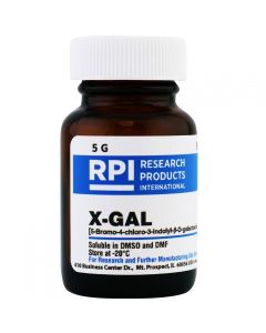 RPI X-Gal [5-Bromo-4-Chloro-3-Indolyl-Β-D-Galactoside], 5 Grams