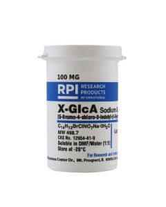 RPI X-Glca Sodium Salt [5-Bromo-4-Chloro-3-Indolyl-Β-D-Glucuronic Acid, Sodium Salt Trihydrate], 100 Milligrams