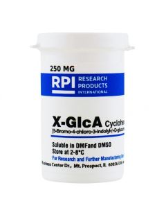 RPI X-Glca Cyclohexylammonium Salt [5-Bromo-4-Chloro-3-Indolyl-Β-D-Glucuronic Acid, Cyclohexylammonium Salt], 250 Milligrams