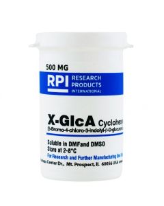 RPI X-Glca Cyclohexylammonium Salt [5-Bromo-4-Chloro-3-Indolyl-Β-D-Glucuronic Acid, Cyclohexylammonium Salt], 500 Milligrams