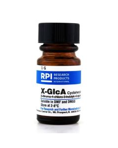 RPI X-Glca Cyclohexylammonium Salt [5-Bromo-4-Chloro-3-Indolyl-Β-D-Glucuronic Acid, Cyclohexylammonium Salt], 1 Gram