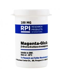 RPI Magenta-Glca Cyclohexylammonium Salt [5-Bromo-6-Chloro-3-Indolyl-Β-D-Glucuronic Acid, Cyclohexylammonium Salt], 100 Milligrams