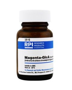 RPI Magenta-Glca Cyclohexylammonium Salt [5-Bromo-6-Chloro-3-Indolyl-Β-D-Glucuronic Acid, Cyclohexylammonium Salt], 10 Grams
