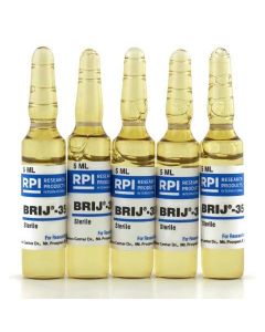 RPI Brij-35, 10% Solution, Proteomics Grade, 5 AmpouLes Per Pack