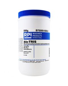 RPI Bis-Tris [Bis-(2-Hydroxyethyl)Aminotris(Hydroxymethyl)Methane], 500 Grams